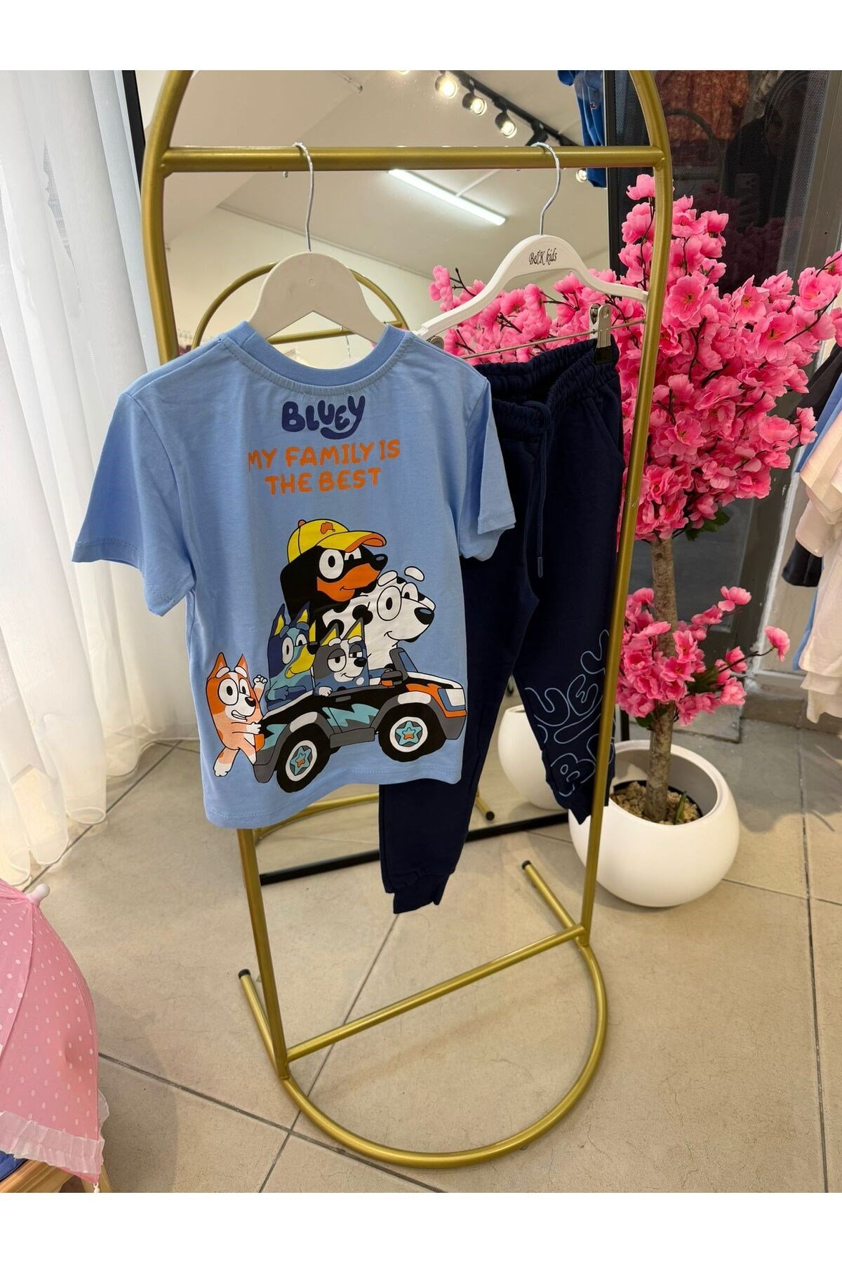 Bluey Erkek Çocuk Alt Uzun Üst Takım