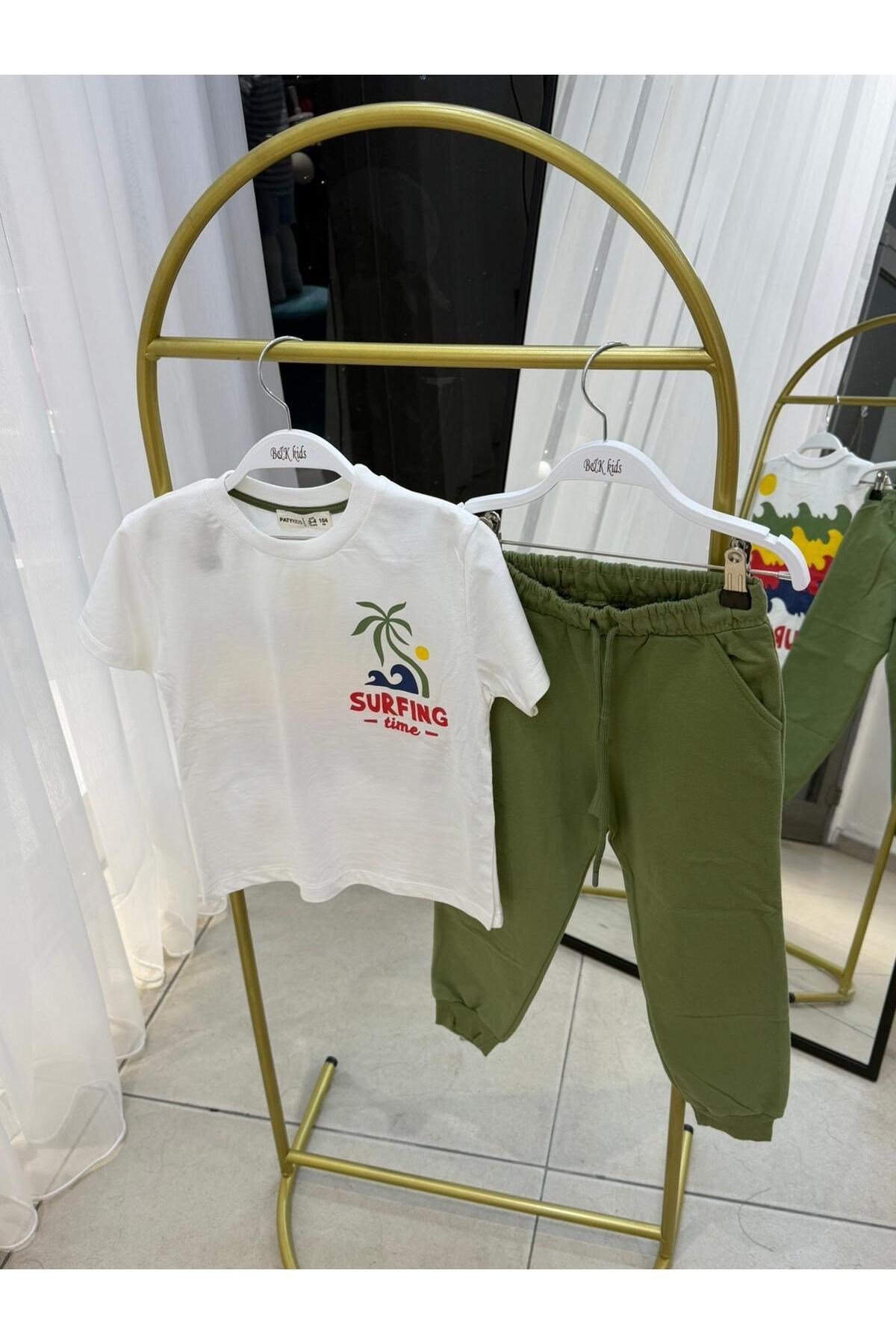 Surfing Alt Üst Erkek Çocuk Takım