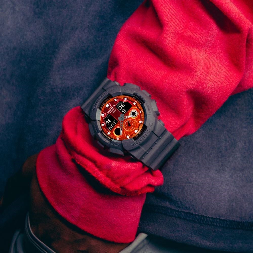 Casio G-Shock Kol Saati GA-100FL-8ADR