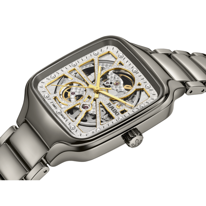 Rado R27083722 True Square Automatic Open Heart Kol Saati