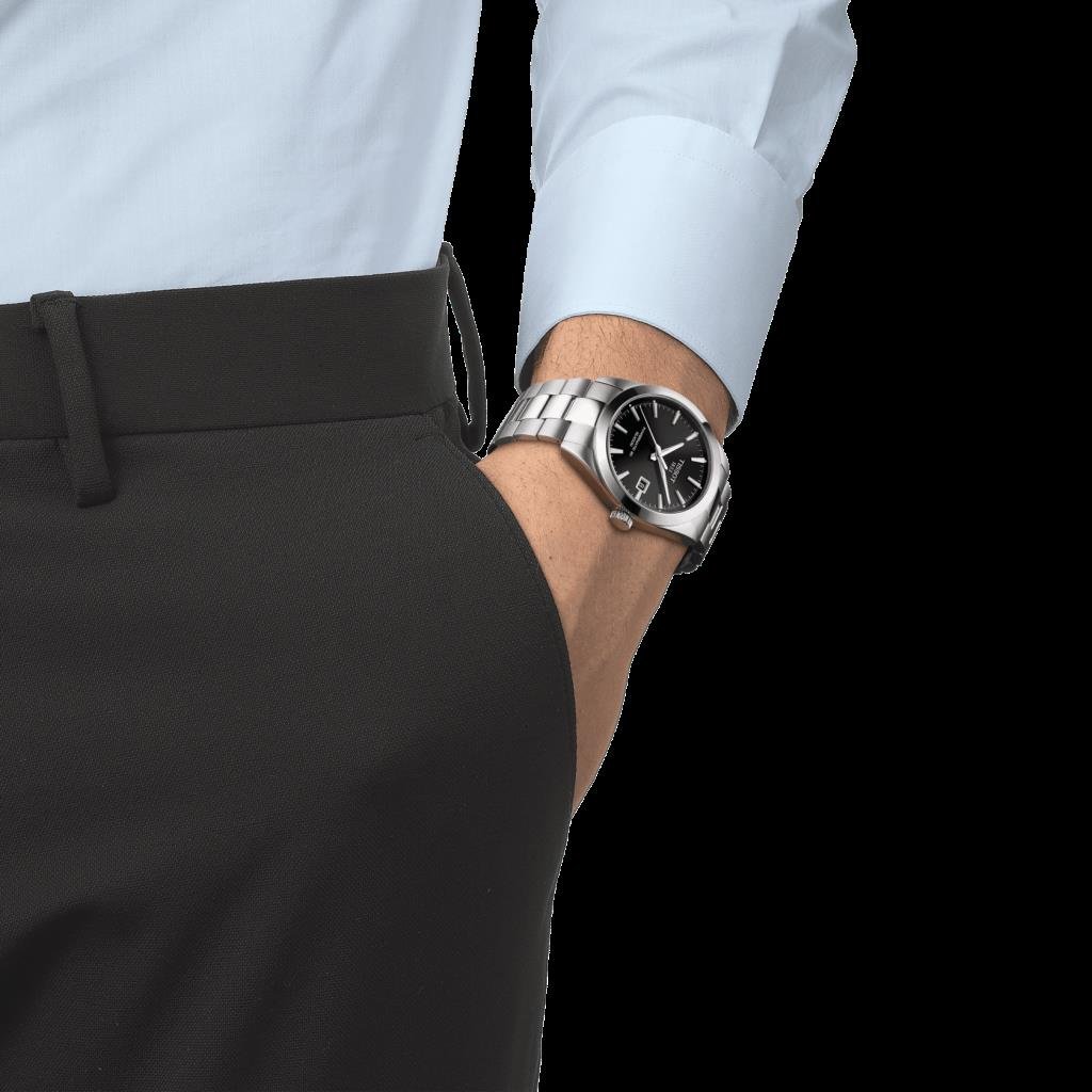 Tissot T1274071105100 Gentleman Powermatic 80 Silicium Kol Saati