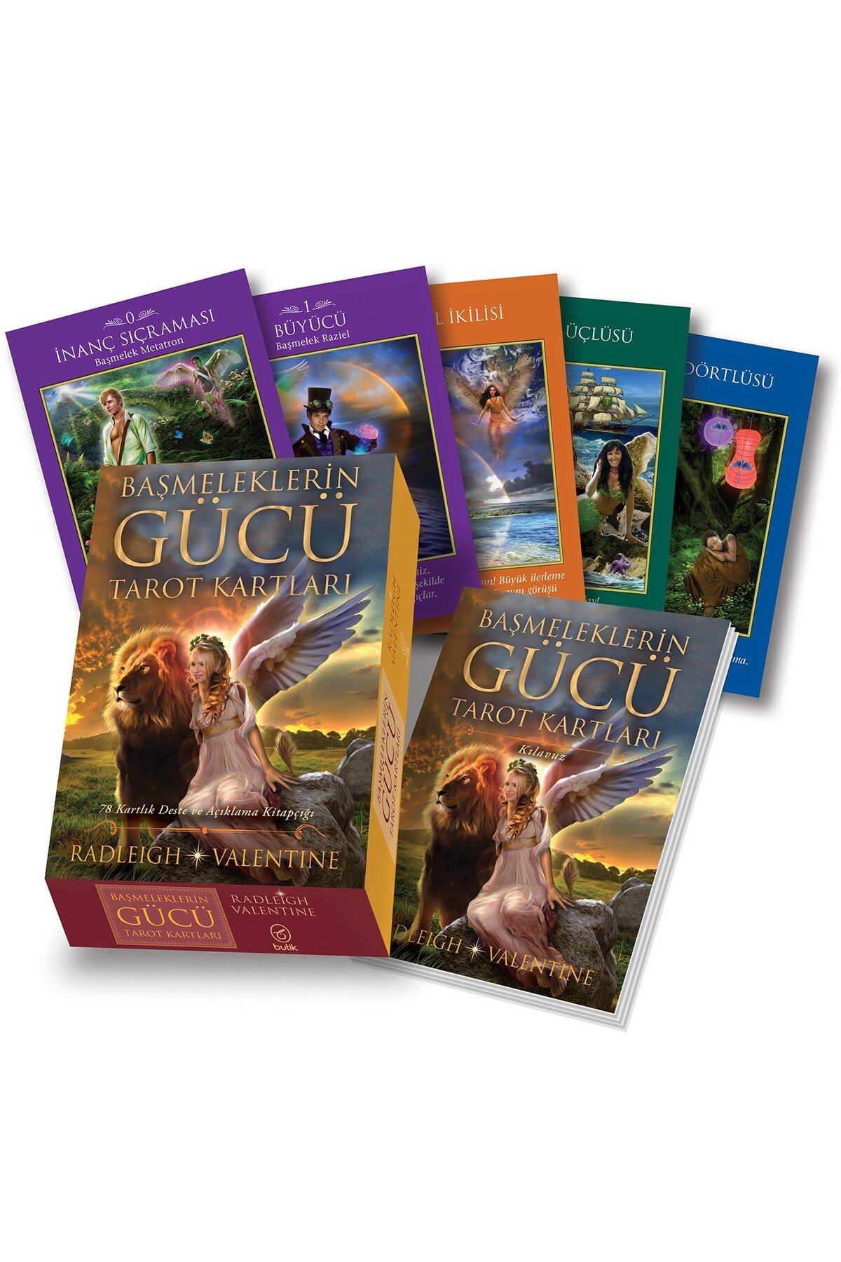 Başmeleklerin Gücü Tarot Kartları Radleigh Valentine 9786057006103