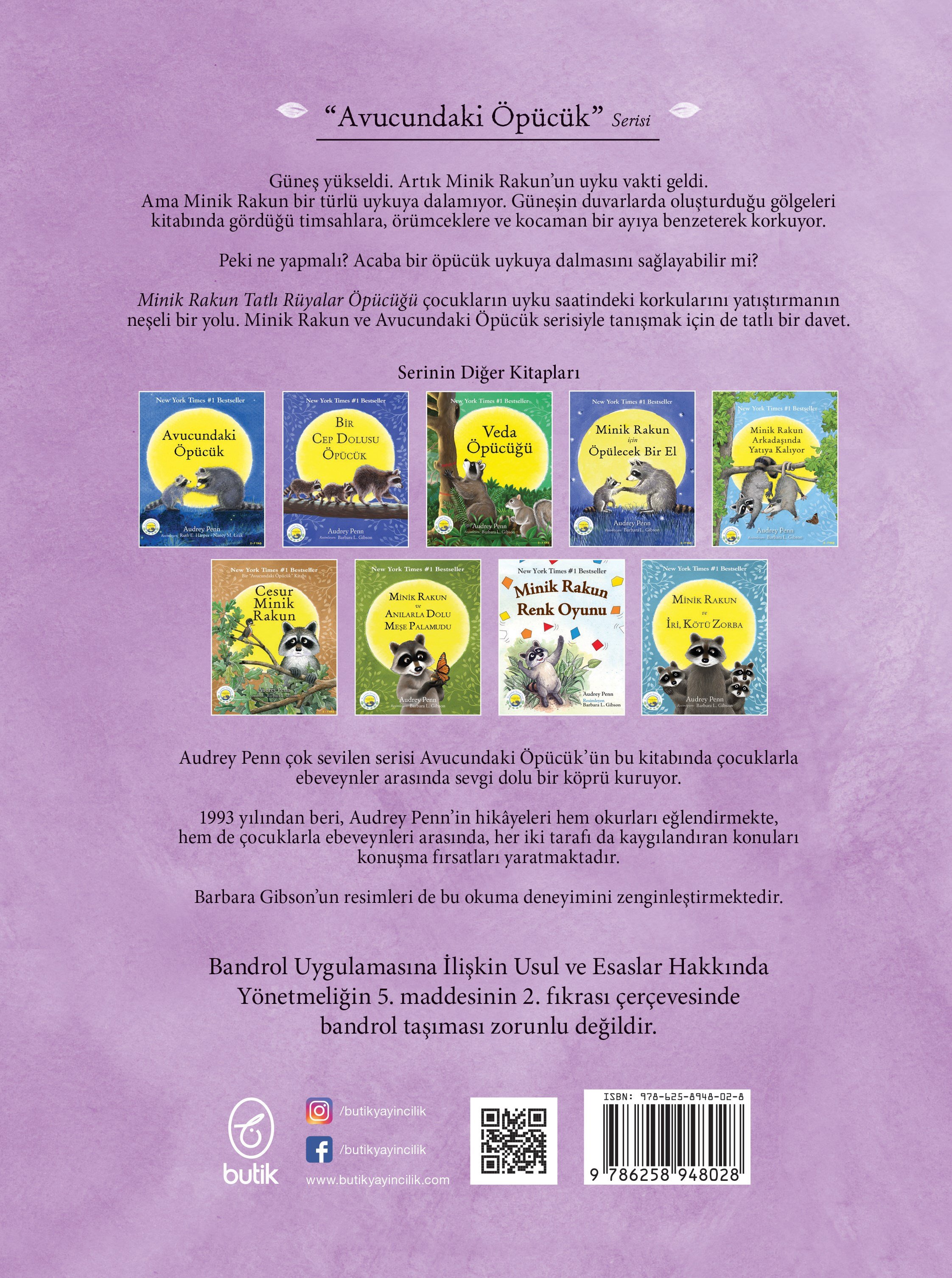 Minik Rakun Tatlı Rüyalar Öpücüğü