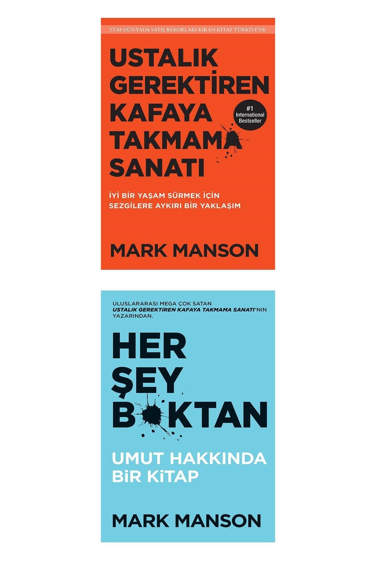 Ustalık Gerektiren Kafaya Takmama Sanatı & Her Şey Boktan / Set - Mark Manson