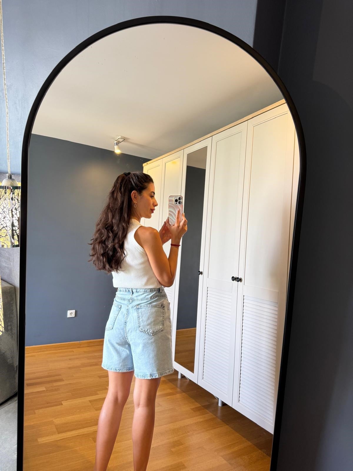 MAVİ ŞEHİR BOY KOT ŞORT