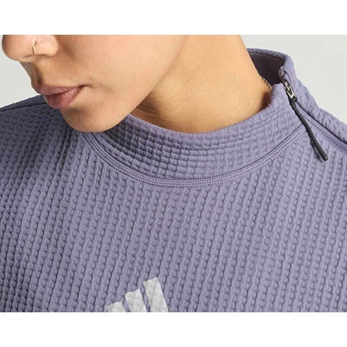 Adidas ADI365 Crew W Kadın Koşu Sweatshirts JP3844 Mor