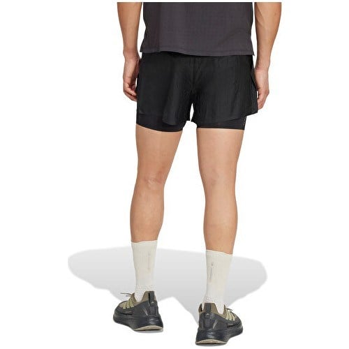 Adidas ADI365 HK2IN1 M Erkek Koşu Şortu JM1211 Siyah