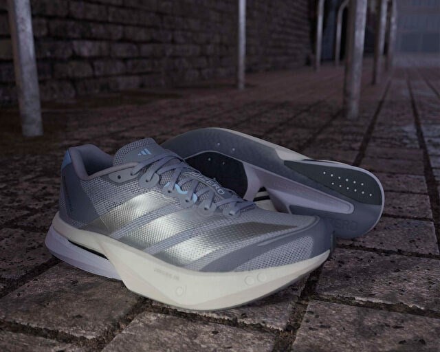 ADIDAS ADIZERO BOSTON 13 W Unisex Koşu Ayakkabısı JS4949 Gri