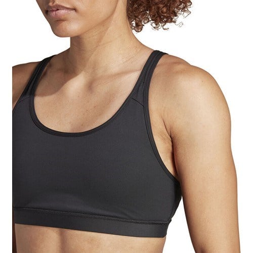 adidas All Me Ess Ms Kadın Sporcu Sütyeni IQ3371 Siyah