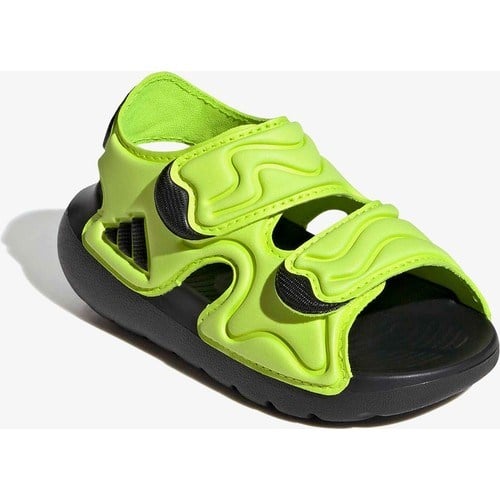 Adidas Altaswim 3 Çocuk Yeşil Terlik.-
