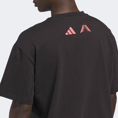 Adidas Anthony Edwards Dawg Erkek Siyah Tişört (JZ9447)