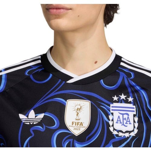 adidas Arjantin 26 Deplasman Erkek Siyah Forması.-
