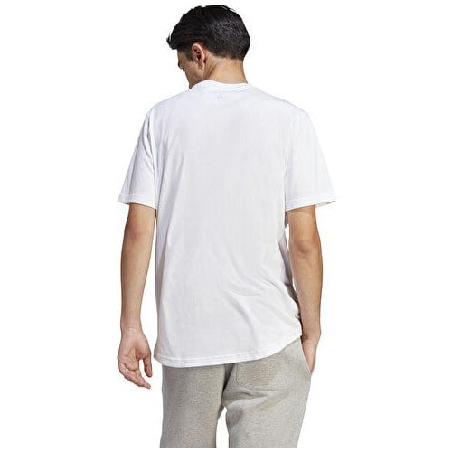 adidas Beyaz Erkek Yuvarlak Yaka Regular Fit T-Shirt IC9821-M All Szn G T       Whı