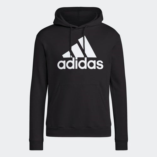 adidas Big Logo Fleece Hoodie Erkek Kapüşonlu Sweatshirt IB4024