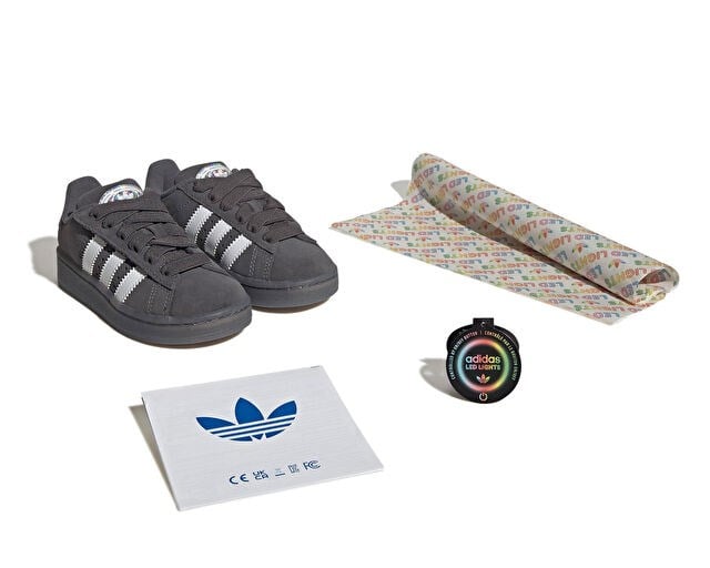 ADIDAS CAMPUS 00S LED LIGHTS CF EL C Çocuk Günlük Işıklı Ayakkabı JS1281 Gri