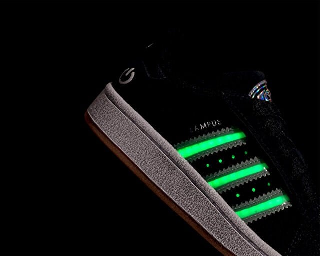 ADIDAS CAMPUS 00S LED LIGHTS CF EL C Çocuk Günlük Işıklı Ayakkabı JS1277 Siyah