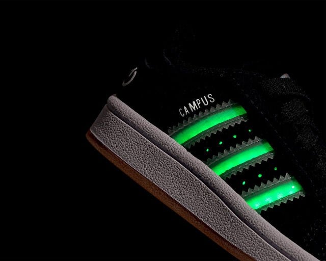 ADIDAS CAMPUS 00S LED LIGHTS CF EL I Bebek Günlük Işıklı Ayakkabı JS1275 Siyah