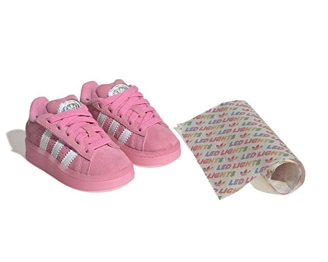 ADIDAS CAMPUS 00S LED LIGHTS CF EL I Bebek Günlük Işıklı Ayakkabı JS1283 Pembe