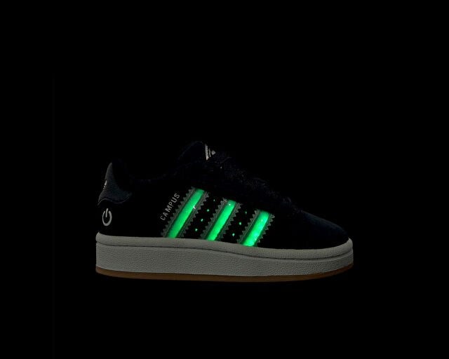 ADIDAS CAMPUS 00S LED LIGHTS CF EL I Bebek Günlük Işıklı Ayakkabı JS1275 Siyah