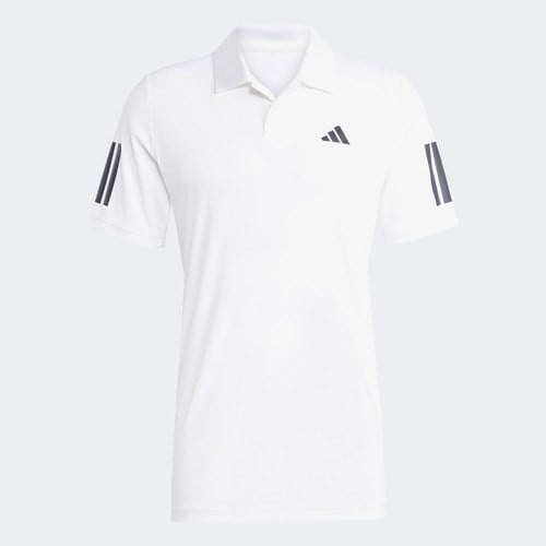 Adidas Club 3 Stripes Erkek Beyaz Tenis Polo.-