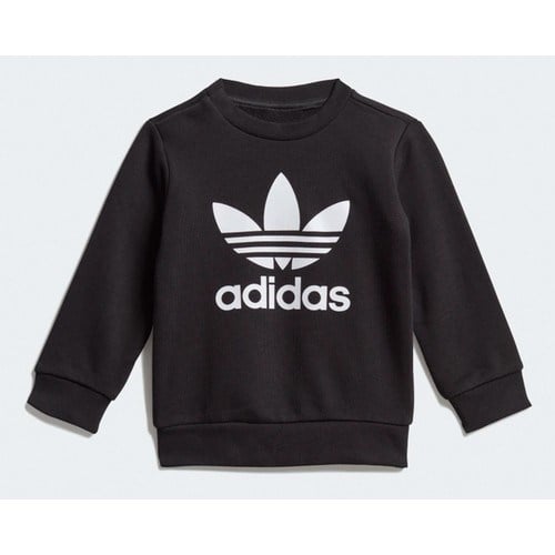 Adidas Çocuk Günlük Eşofman Takımı Spor Siyah ED7679 Crew Set