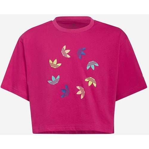 adidas Çocuk Günlük T-Shirt Cropped Tee HE4776