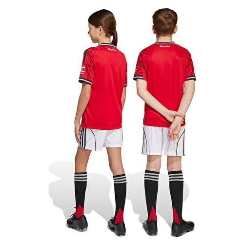 Adidas Çocuk Manchester United 25/26 Iç Saha Şortu Çocuk Futbol Şortu JP3017 Beyaz