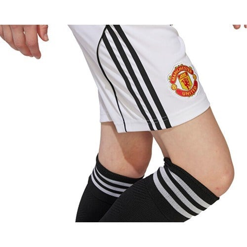 Adidas Çocuk Manchester United 25/26 Iç Saha Şortu Çocuk Futbol Şortu JP3017 Beyaz
