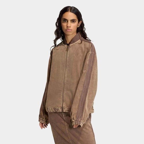 Adidas Corduroy Kadın Kahverengi Ceket (KD8781)