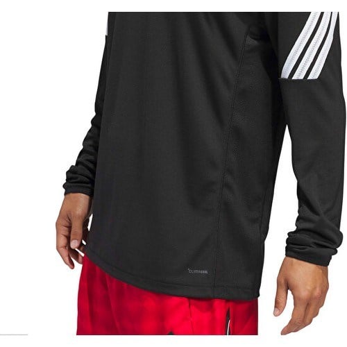 Adidas Crazylite Ls Erkek Basketbol Uzun Kollu Tişört JZ9647 Siyah
