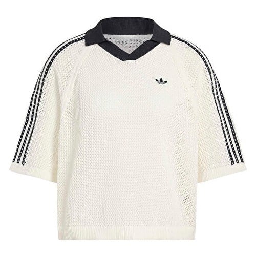 Adidas Crochet Polo Kadın Günlük Polo Tişört KC6490 Beyaz