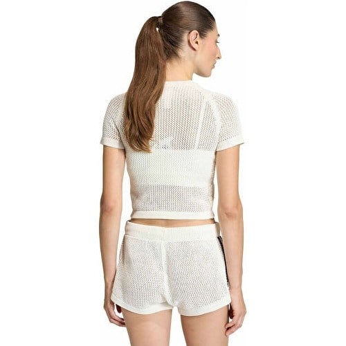 Adidas Crochet Tee Kadın Günlük Tişört KE0200 Beyaz