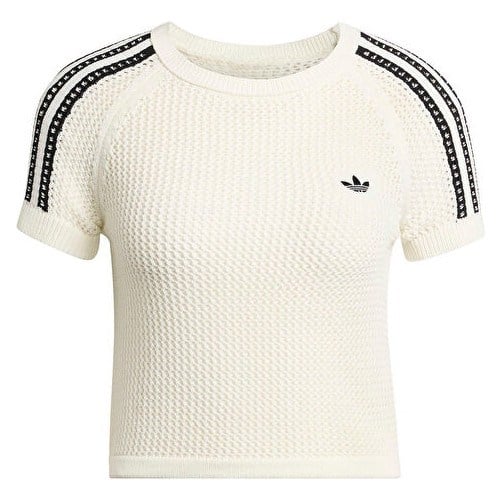 Adidas Crochet Tee Kadın Günlük Tişört KE0200 Beyaz