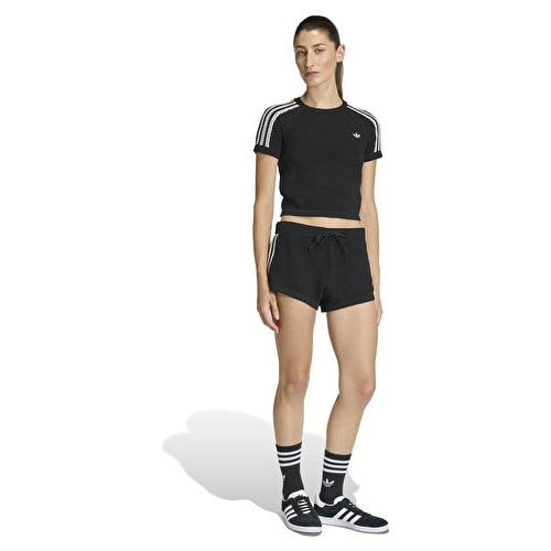 Adidas Crochet Tee Kadın Günlük Tişört KC6481 Siyah