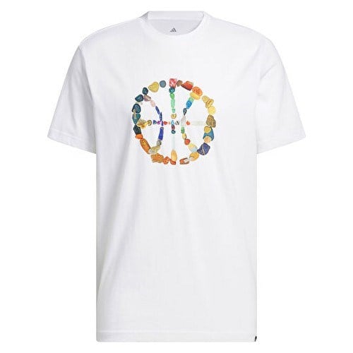 Adidas DAWN2DUSK Tee 4 Erkek Basketbol Tişörtü JX1746 Beyaz