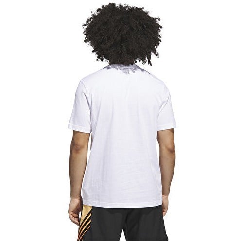 Adidas DAWN2DUSK Tee 4 Erkek Basketbol Tişörtü JX1746 Beyaz