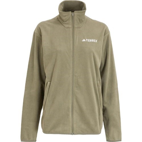 Adidas Düz Yeşil Erkek Polar Sweatshırt JX5069 mt Ess Fz Fl