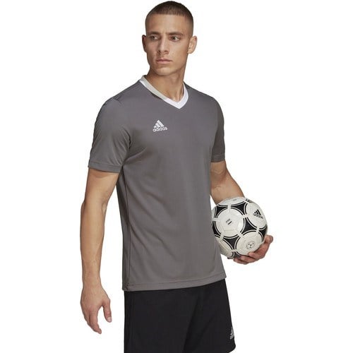 adidas ENT22 Jsy Futbol Forması Gri Renkli Yumuşak Kumaşla Üretilmiş Erkekler İçin