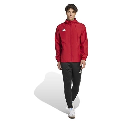 Adidas ENT26 Aw Jkt Erkek Futbol Antrenman Yağmurluk JZ9100 Kırmızı