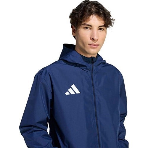 Adidas ENT26 Aw Jkt Erkek Futbol Antrenman Yağmurluk JZ9102 Lacivert