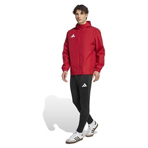 Adidas ENT26 Aw Jkt Erkek Futbol Antrenman Yağmurluk JZ9100 Kırmızı