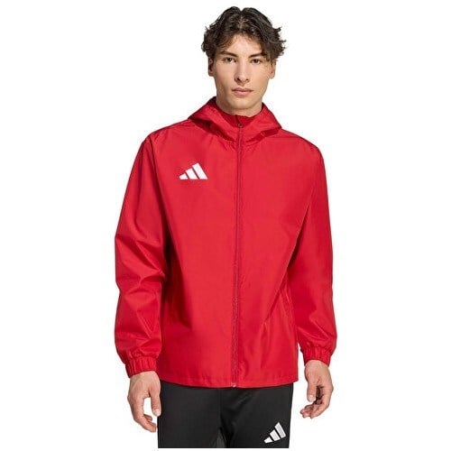 Adidas ENT26 Aw Jkt Erkek Futbol Antrenman Yağmurluk JZ9100 Kırmızı