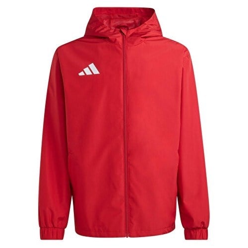 Adidas ENT26 Aw Jkt Erkek Futbol Antrenman Yağmurluk JZ9100 Kırmızı