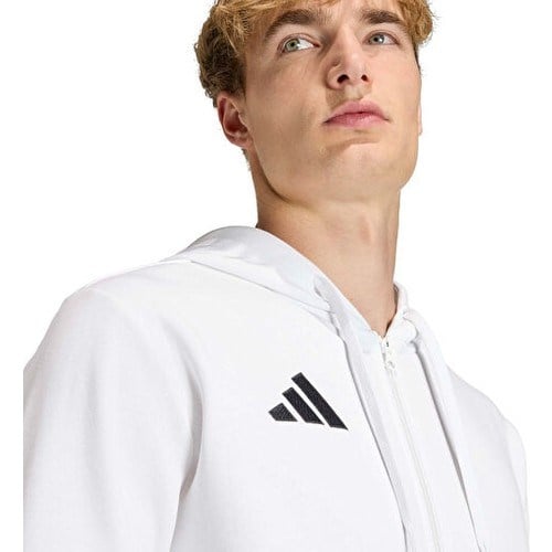 Adidas ENT26 Fz Hood Erkek Futbol Kamp Ceketi KF5943 Beyaz