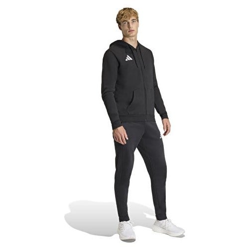 Adidas ENT26 Fz Hood Erkek Futbol Kamp Ceketi KF5945 Siyah