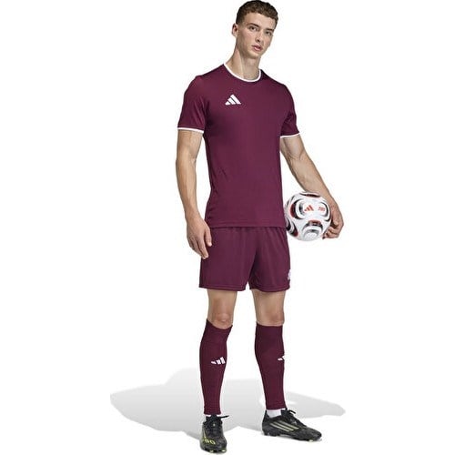 Adidas ENT26 Sho Erkek Futbol Şortu JZ2514 Kırmızı