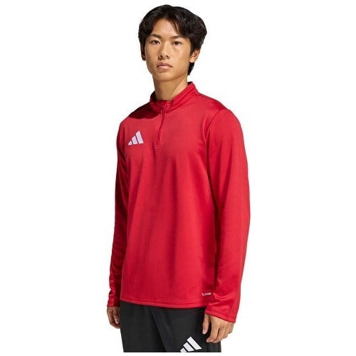 Adidas ENT26 Tr Top Erkek Futbol Uzun Kollu Antrenman Tişörtü JZ6650 Kırmızı