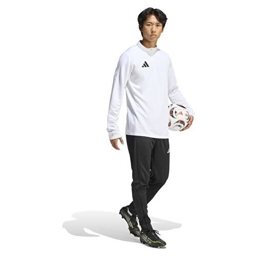 Adidas ENT26 Tr Top Erkek Futbol Uzun Kollu Antrenman Tişörtü JZ6656 Beyaz