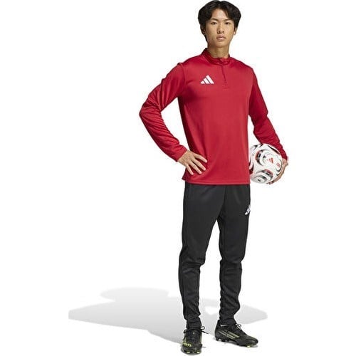 Adidas ENT26 Tr Top Erkek Futbol Uzun Kollu Antrenman Tişörtü JZ6650 Kırmızı