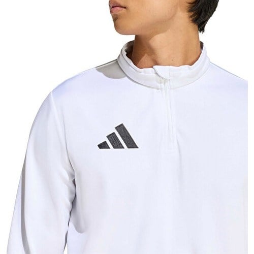 Adidas ENT26 Tr Top Erkek Futbol Uzun Kollu Antrenman Tişörtü JZ6656 Beyaz